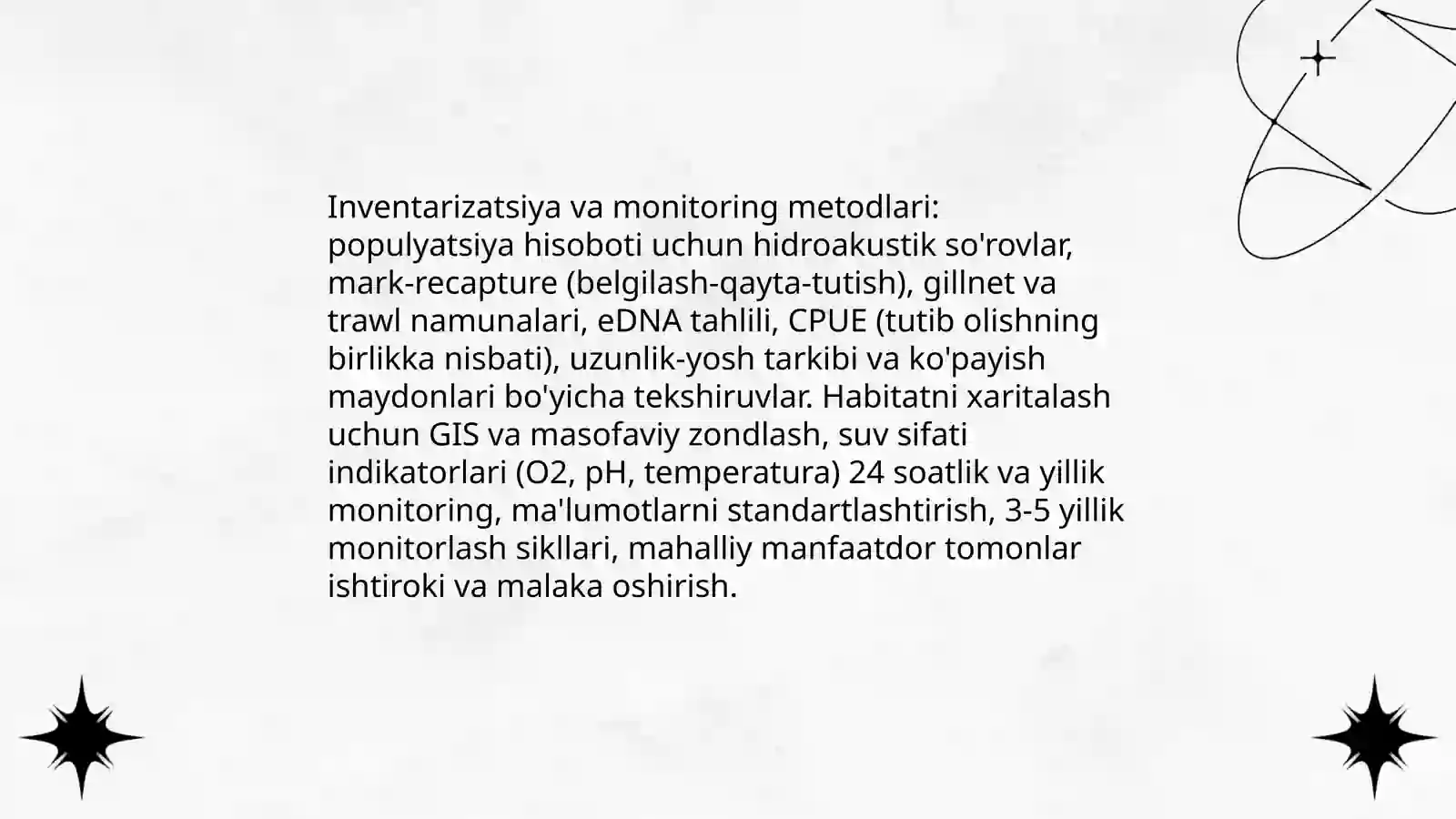 Baliqlarni muhofaza qilish va ulardan oqilona foydalanish masalalari.Oʻzbekistonda baliqchilik 4