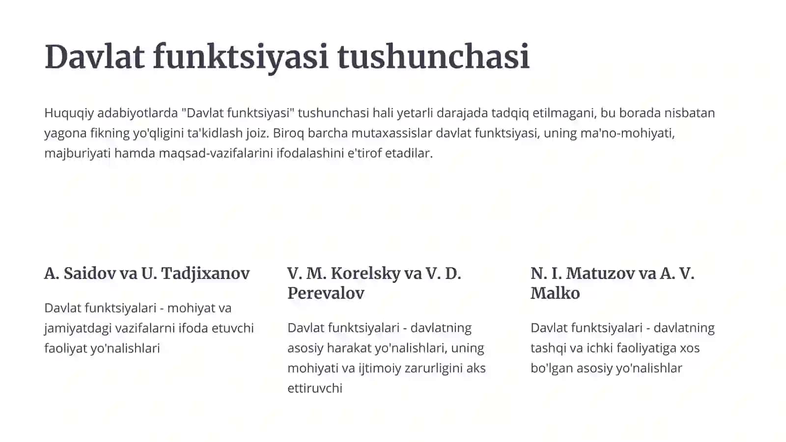 Davlat funktsiyalari va vazifalari 4