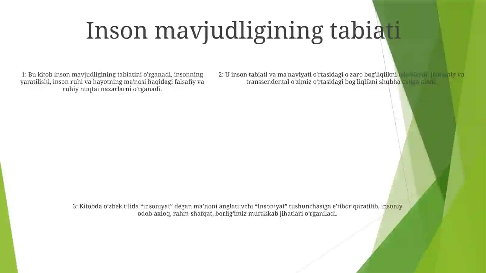 Insoniyat Falsafasi Uning Yaralishi Odam Va Ruh Tòliq Tushunchalari 4
