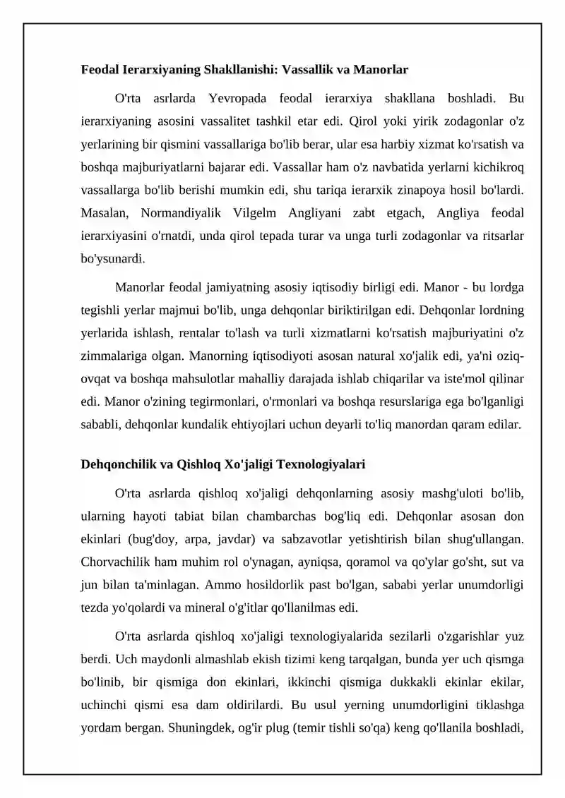 Oʻrta asrlarda Yevropa madaniyat 4