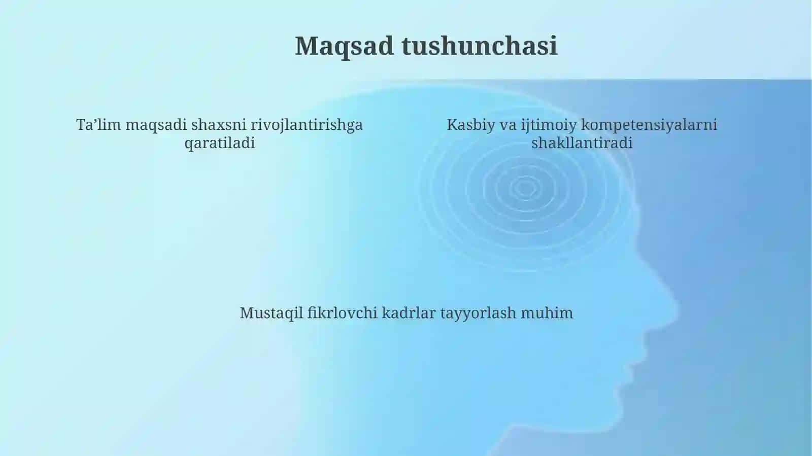 Oliy ta'limda o'qitishning maqsadlari, mazmuni va usullarining qayta qurishning asosiy tendensiyalari 4