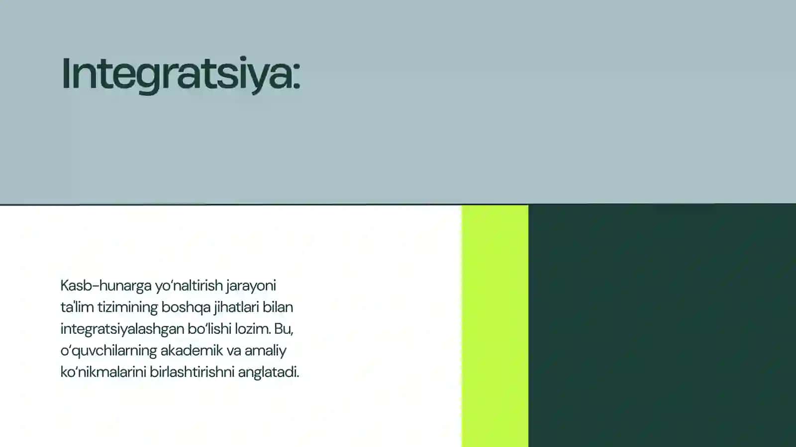 Kasb-hunarga yo‘naltirish tamoyillari, shakl va metodlari 4