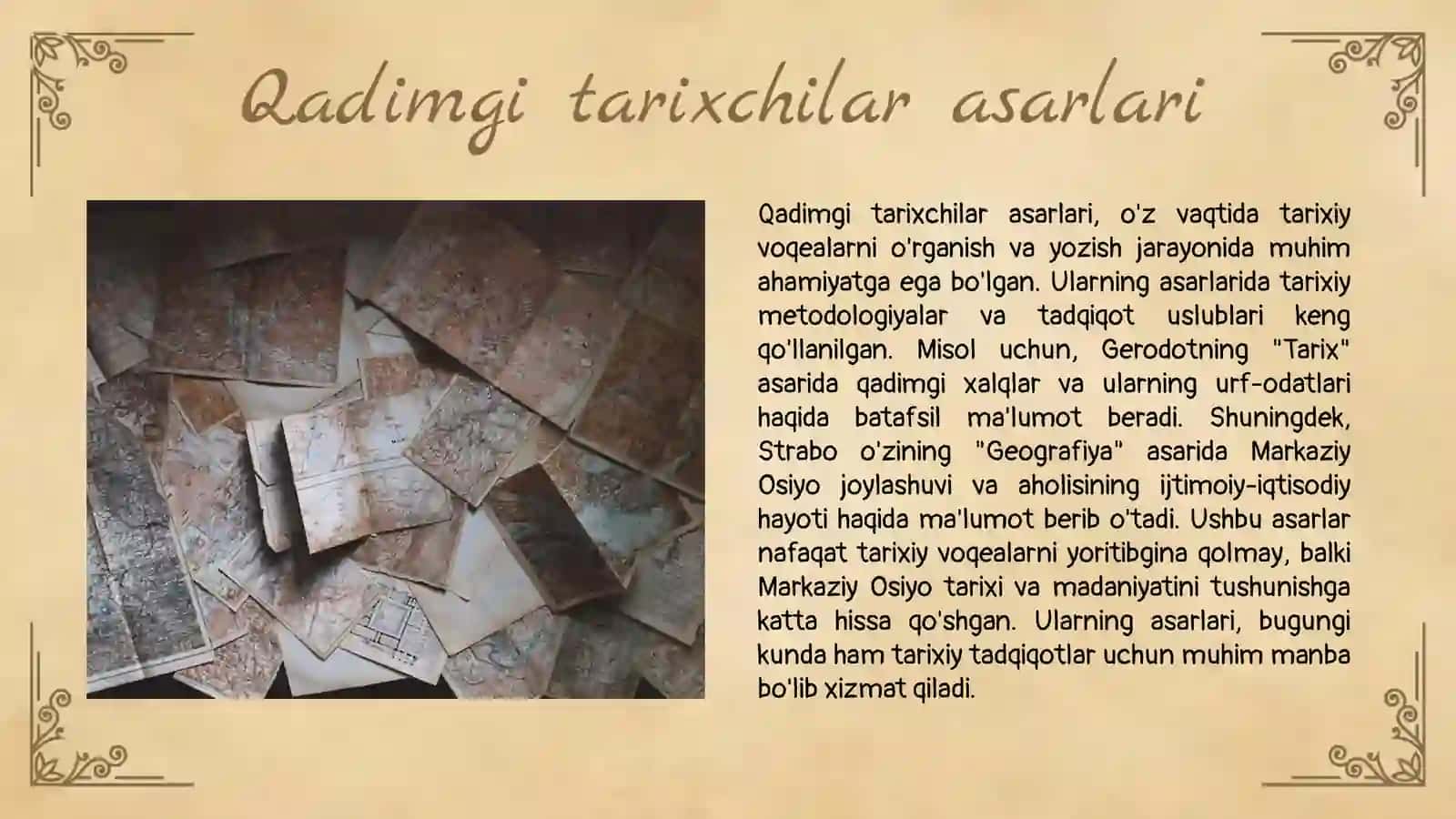 Qadimgi tarixchilar O'rta osiyo haqida 4