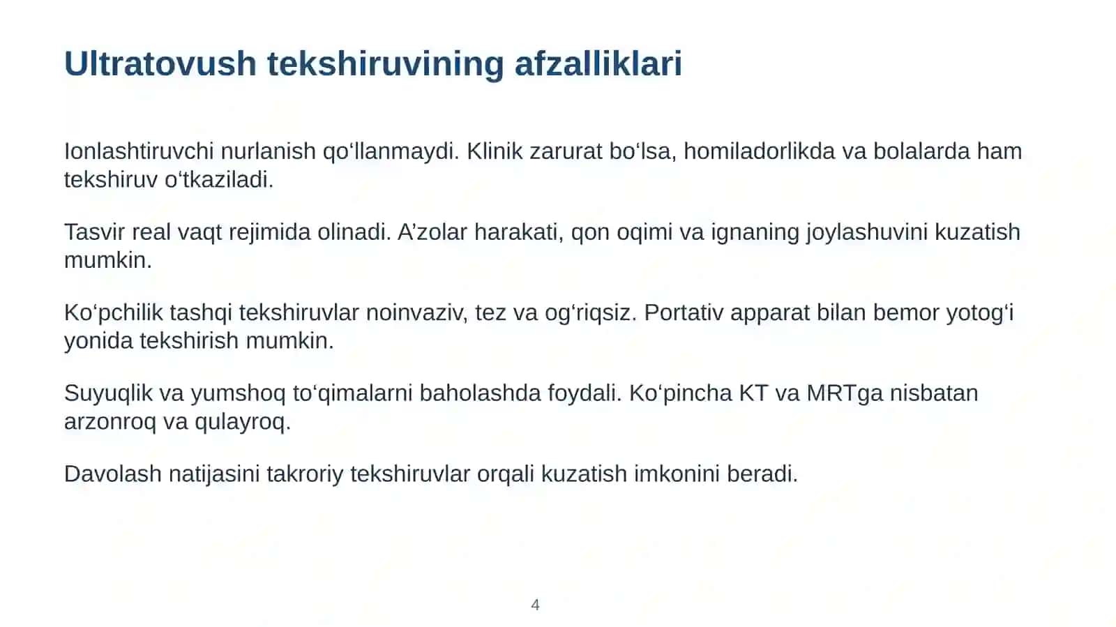 Ultratovush tekshiruvi 4
