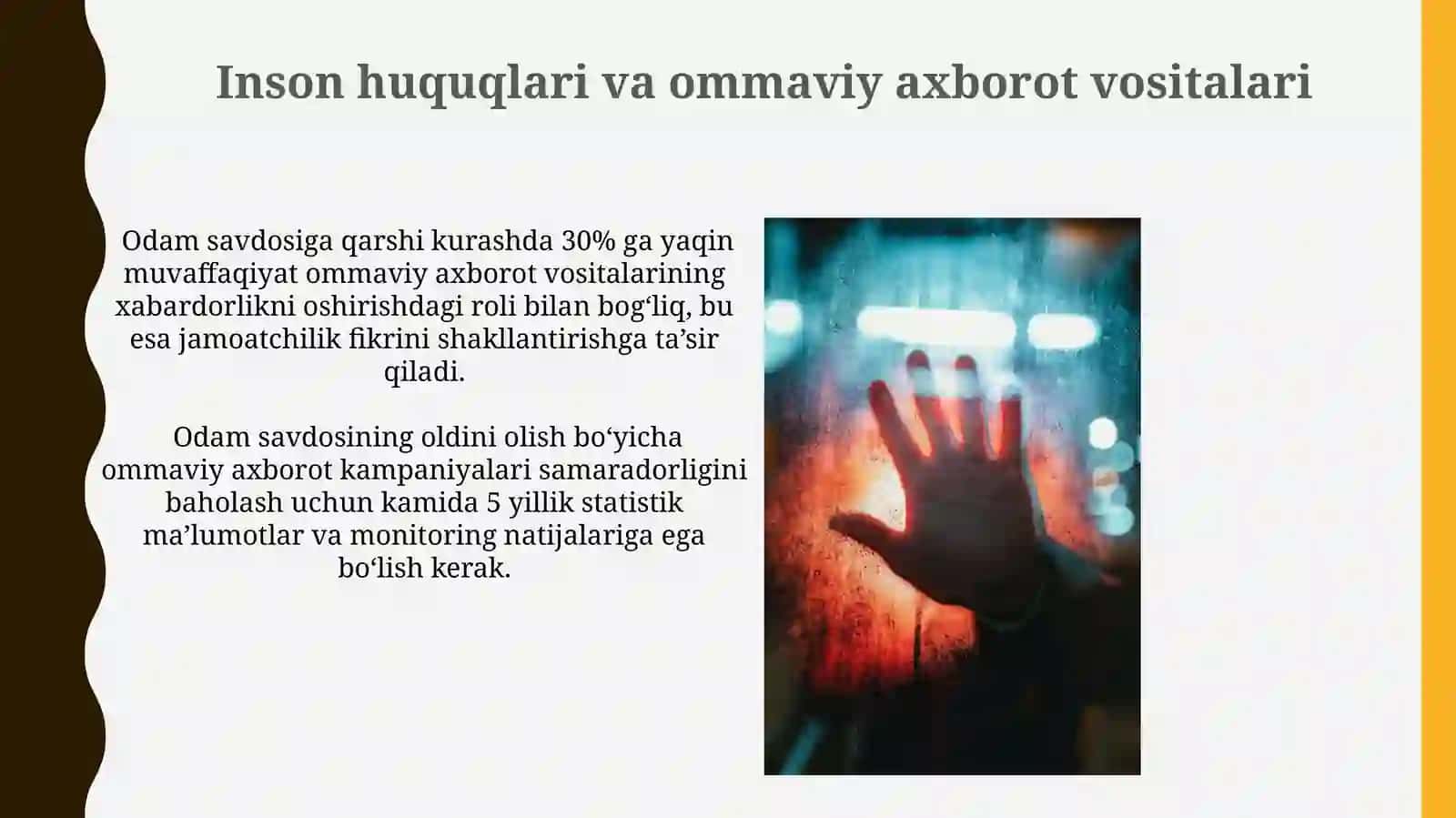 Mass-mediada odam savdosi mavzusining talqinlari 4