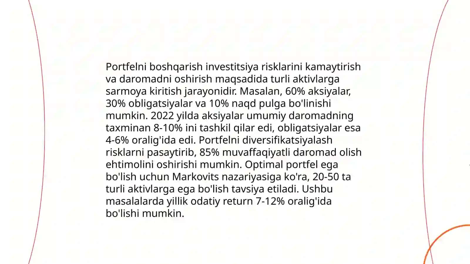 "Portfolio" metodi va ularning turlari 4