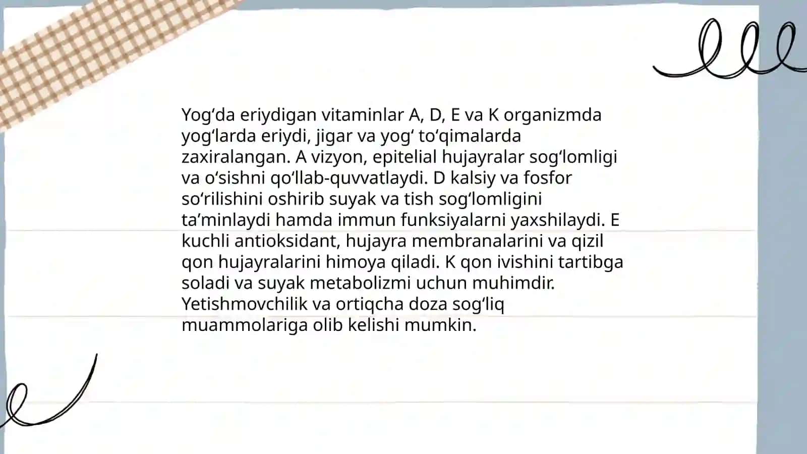 Vitaminlar va ularning ahamiyati 4