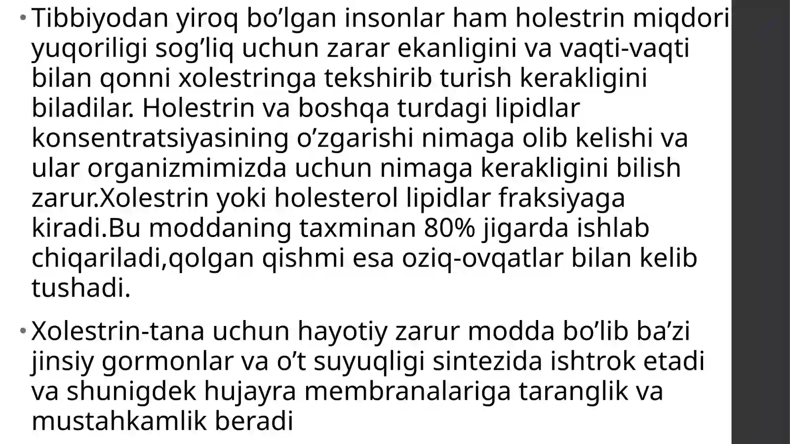 Lipidlar sinflanishi 4
