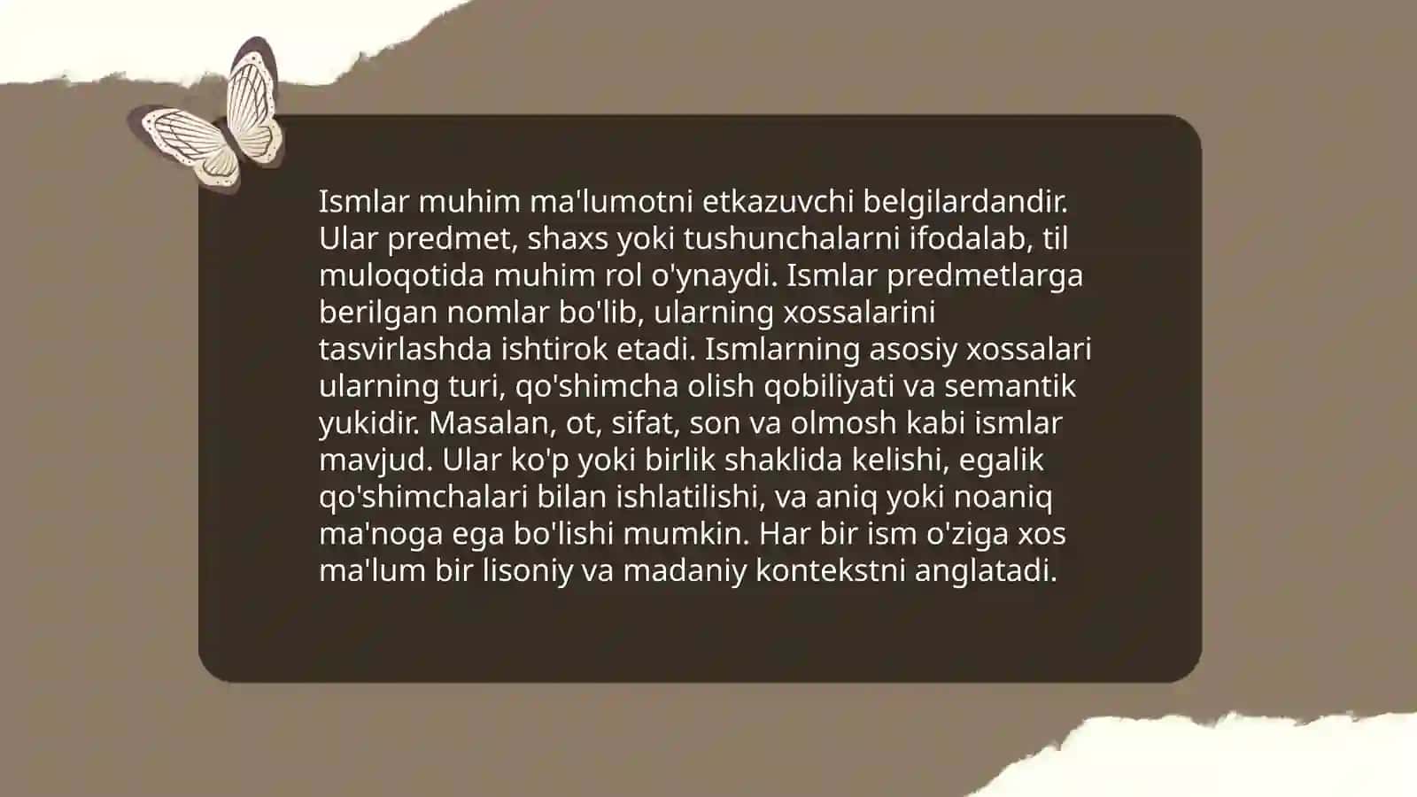 So'z turkumlarini o'rganishda xosil qilinadigan orfografik bilimlar 4