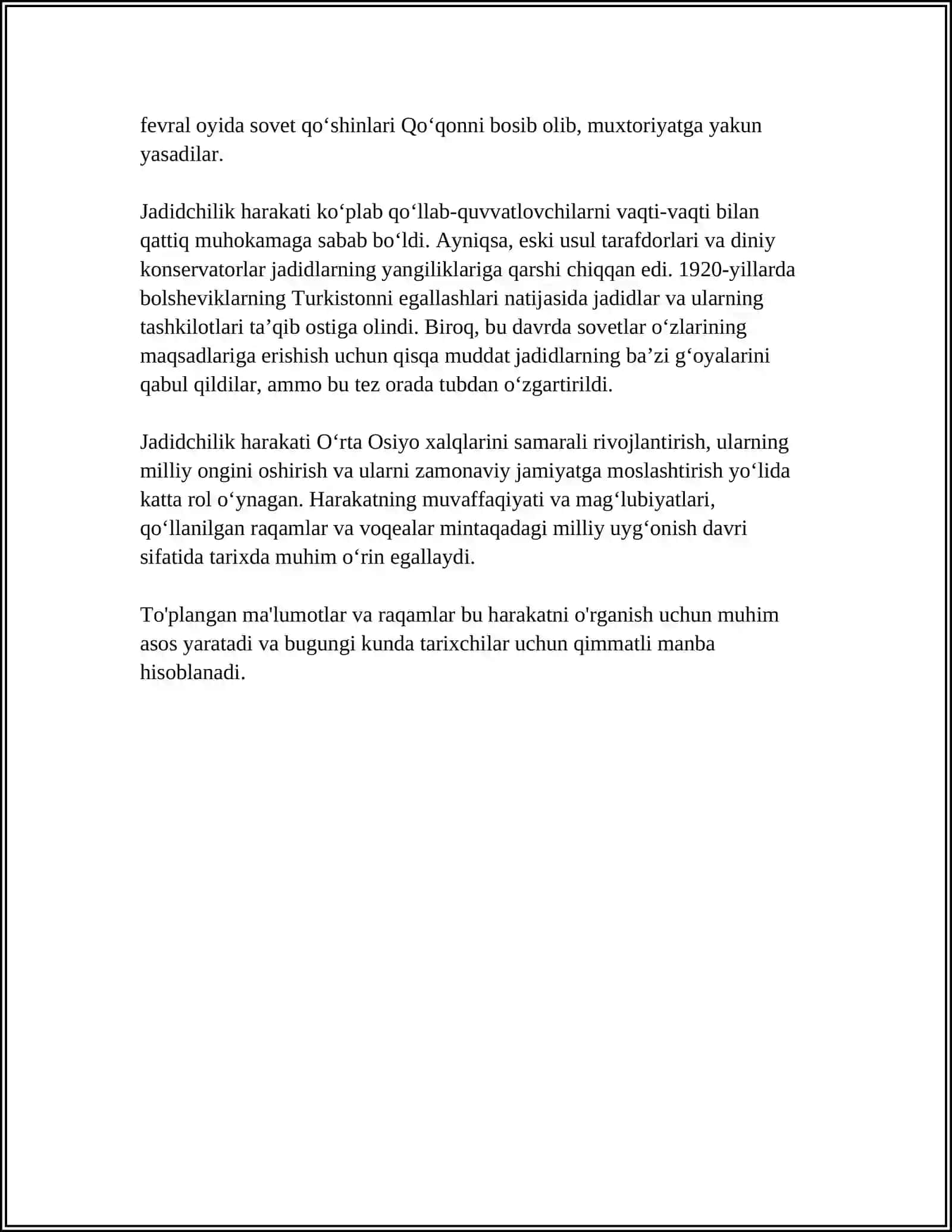 Jadidchilik Harakati tarixi 4
