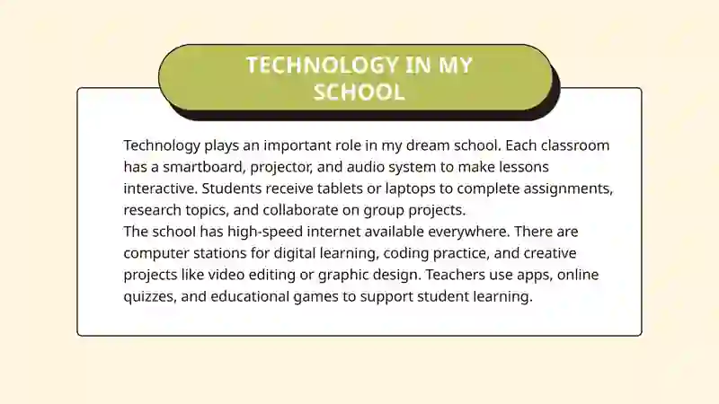 My dream school 4