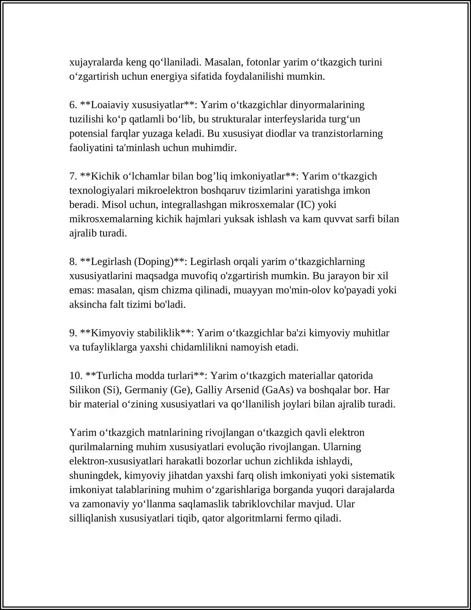 YARIM ÒTKAZGICH YARIM ÒTKAZGICH KONTAKTI 4
