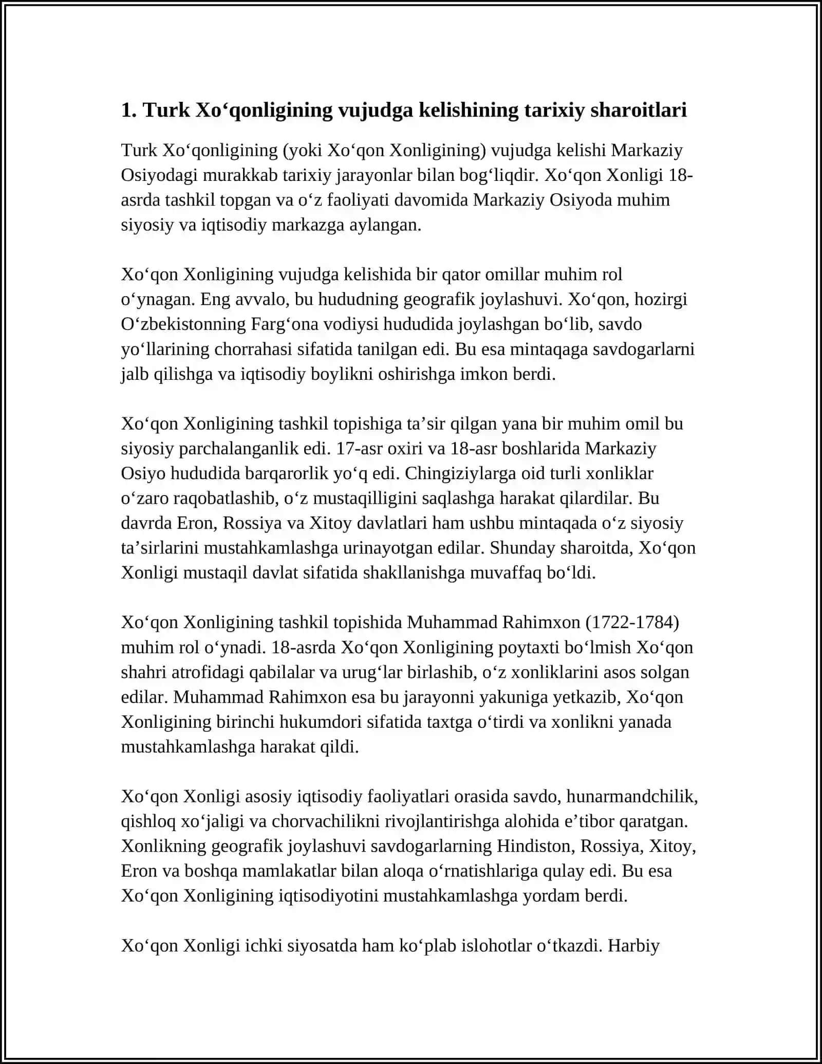 TURK XOQONLIGINING VUJUDGA KELISHI.IJTIMOIY-IQTISODIY SIYOSIY HAYOTI 4