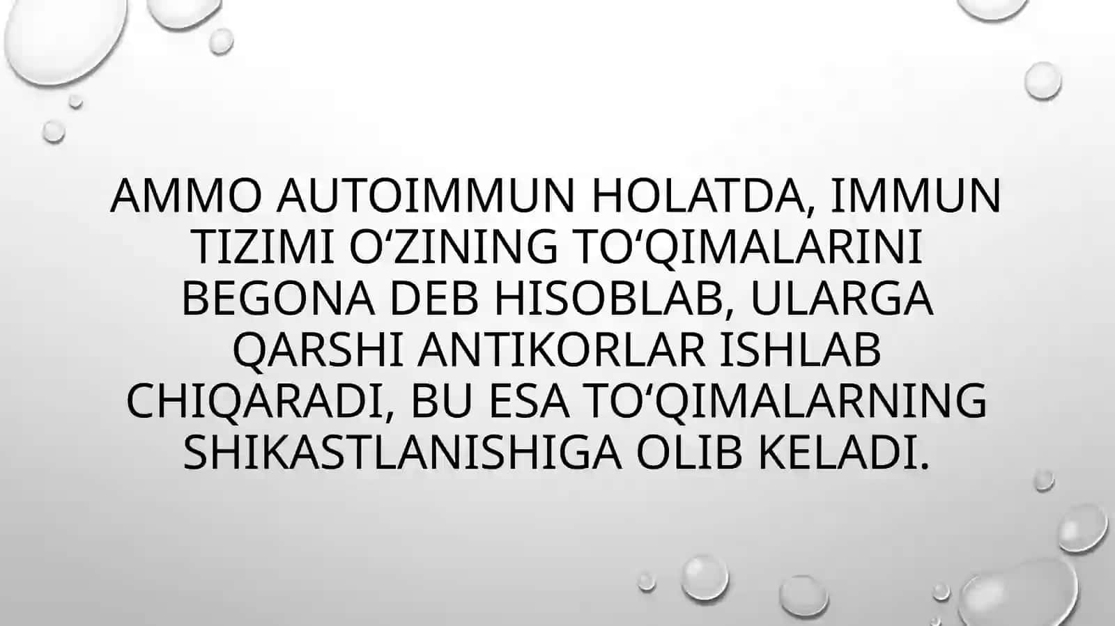 MAVZU: Immunopotolgiya, hozirgi zamon klassifikatsiyasi: tugʻma va orttirilgan immun tanqisligi haqida to'liq ma;lumot 4