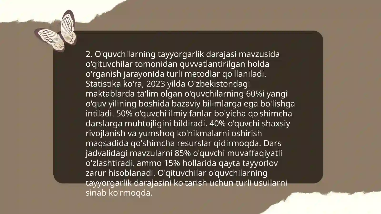 Dars tahlilining tarkibiy qismlari 4