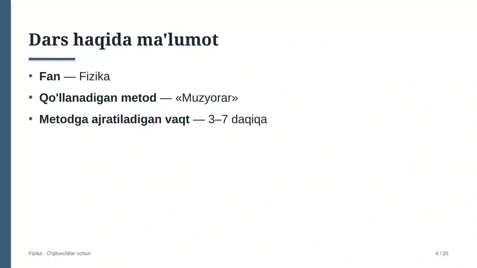 fizika darslarida muzyorar metodidan foydalanish 2341 4