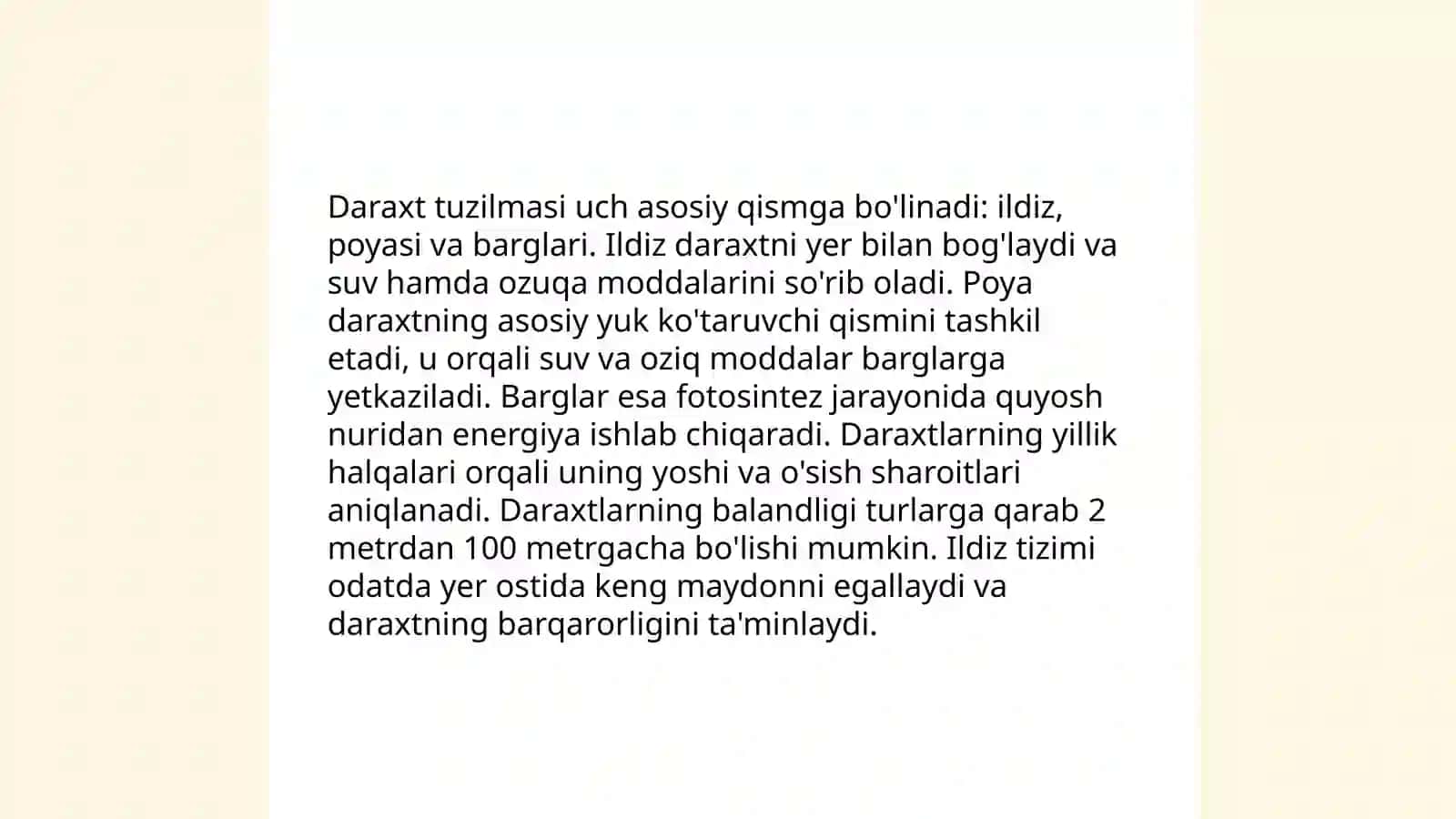 Daraxt ma’lumotlar tuzilmasidagi asosiy amallar, daraxtlarni qidirish va kiritish. daraxtning balandligi, darajasi va chuqurligi 4