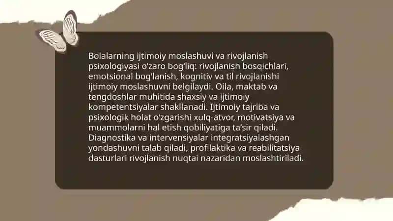 Bolalarning ijtimoiy moslashuvi va umumiy pedagogika o‘zaro aloqasi 4