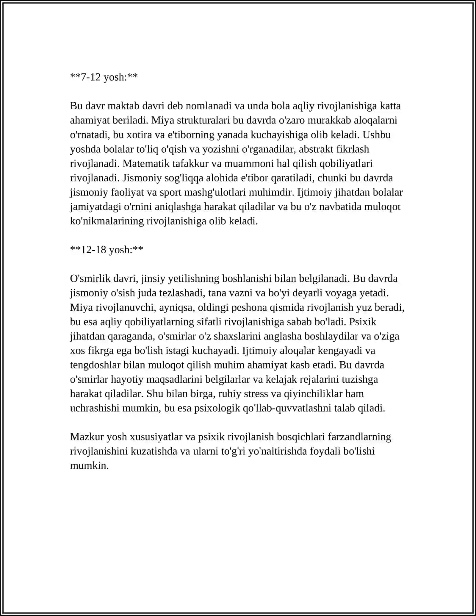 KICHIK MAKTAB YOSHI DAVRIDA PSIXIK RIVOJLANISH XUSUSYATLARI 4