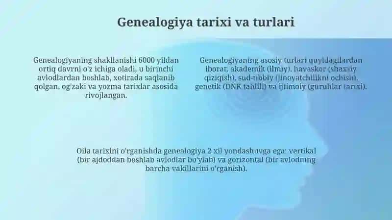 Odom genetik tadqiqotlari: genealogiya 4