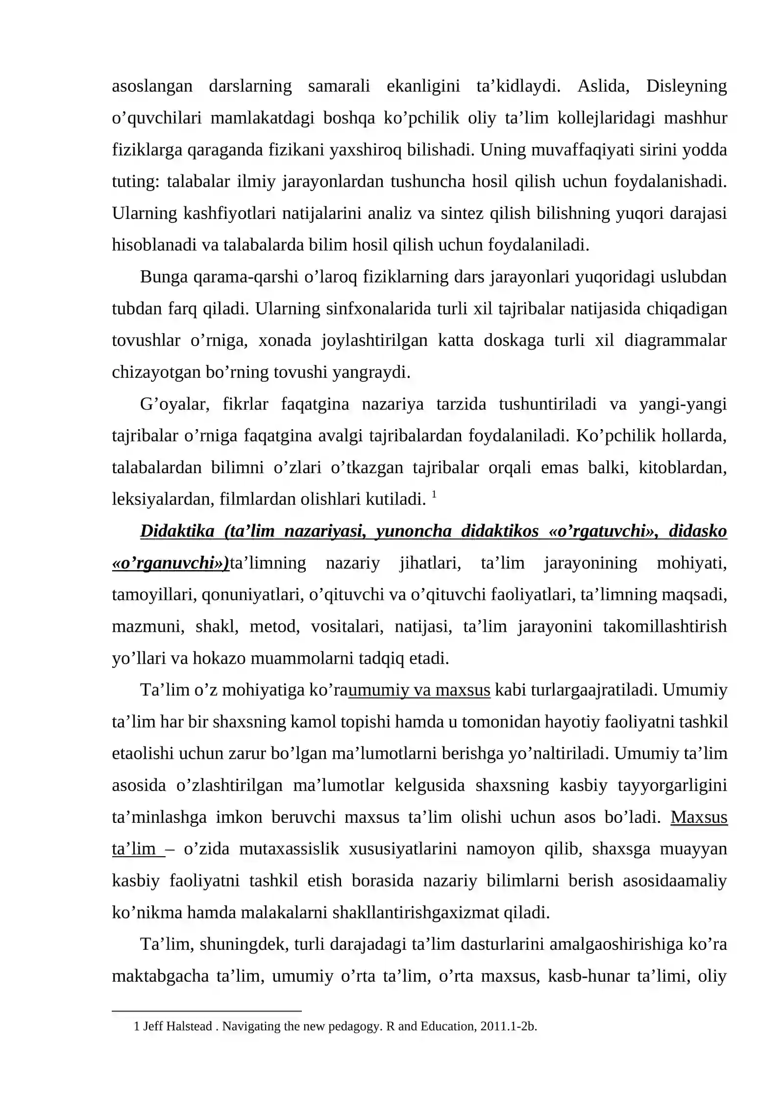 Pedagogika fanining predmeti 4