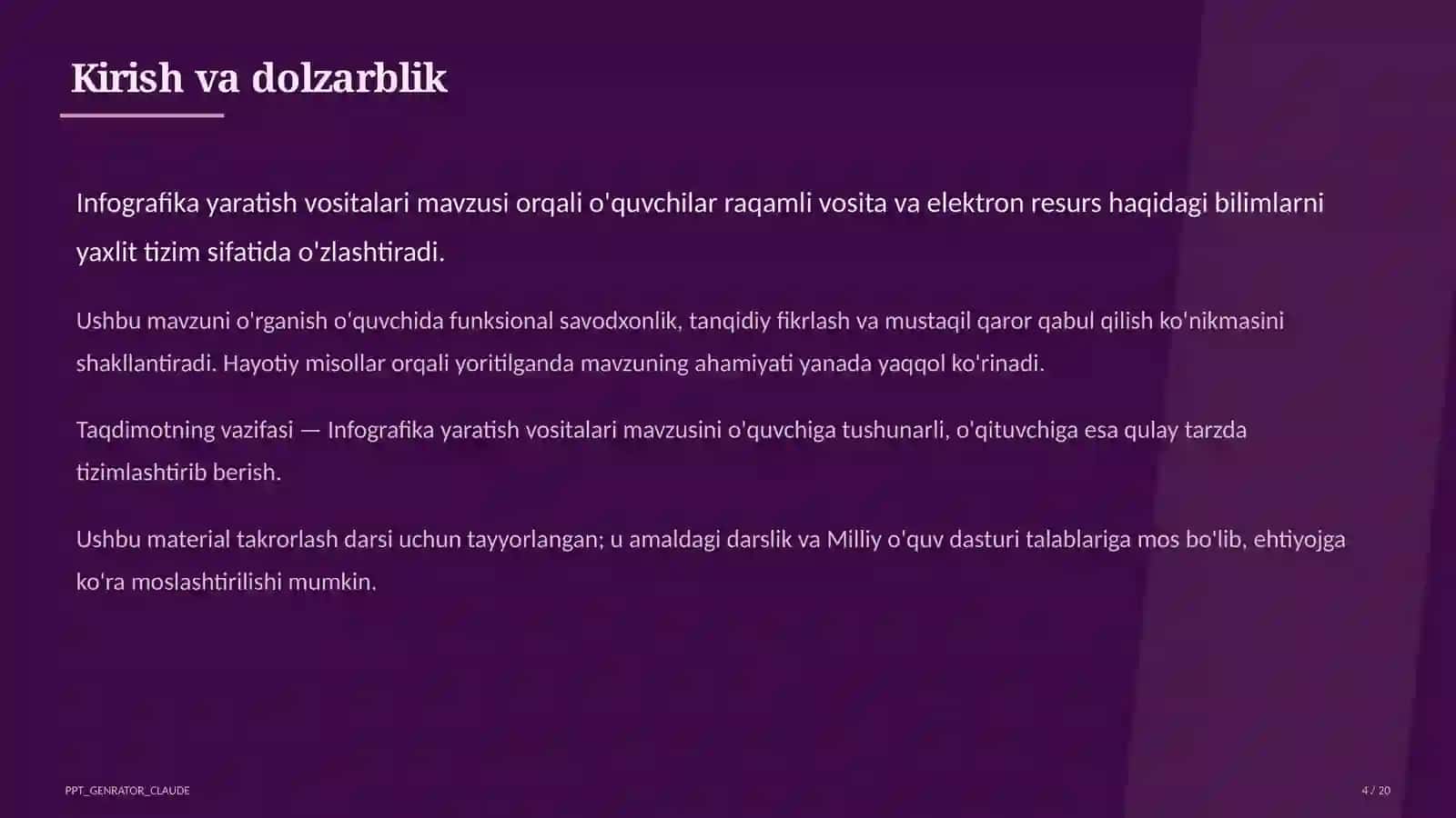 Infografika yaratish vositalari 4