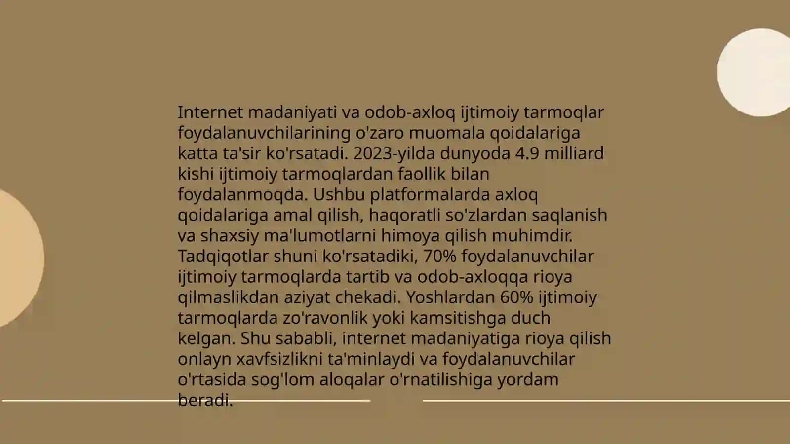 Tarmoq odob axloqi Edyuton konsepsiyasi 4