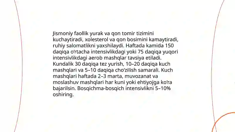 Sogʻlom turmush tarzi 4