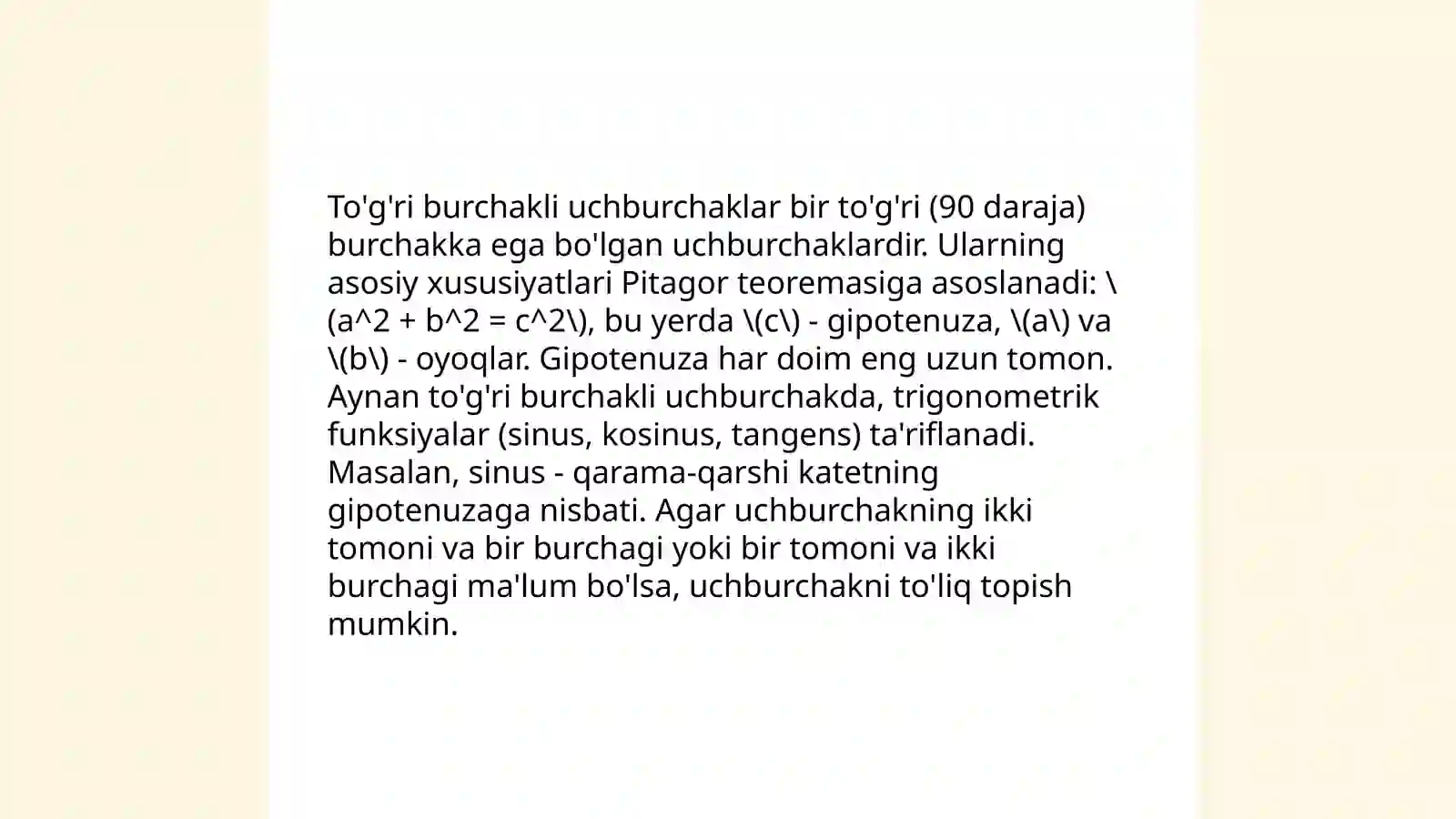 Pifagor teoremasi 4