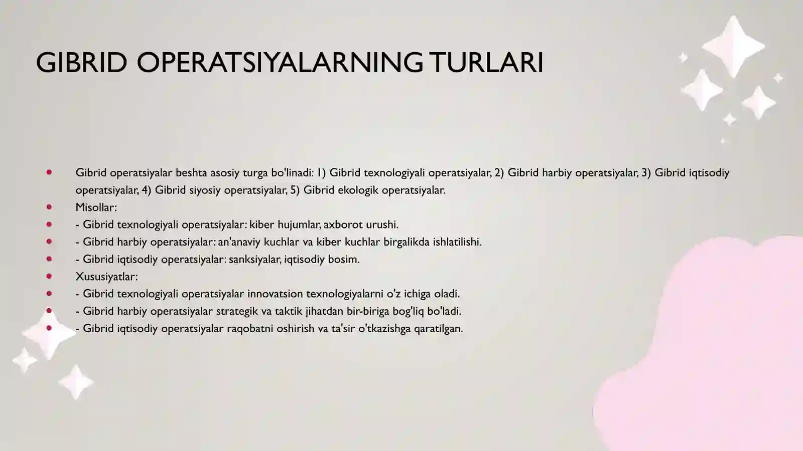 Gibrid Operatsiyalar 4
