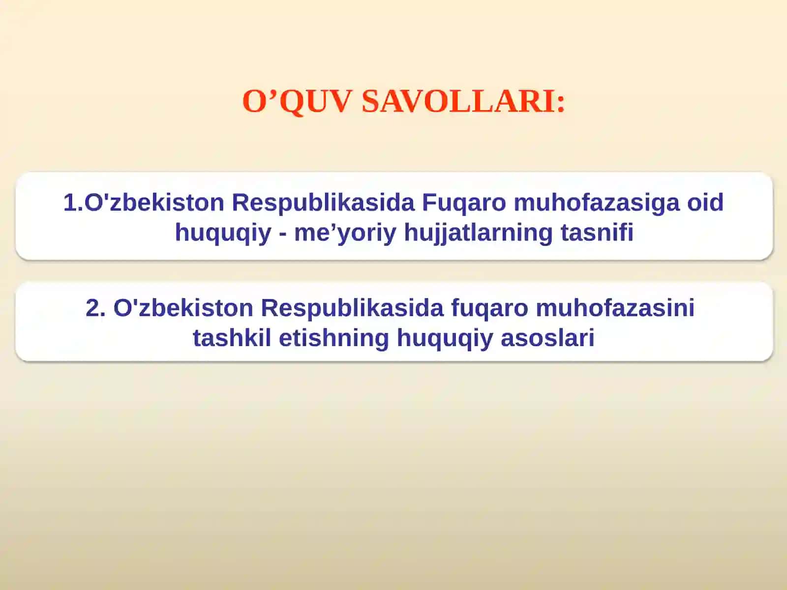 “FAVQULOTDA VAZIYATLAR VA FUQARO MUHOFAZASI” (temiryo’ltransportida) FANIDAN MA’RUZALAR 4