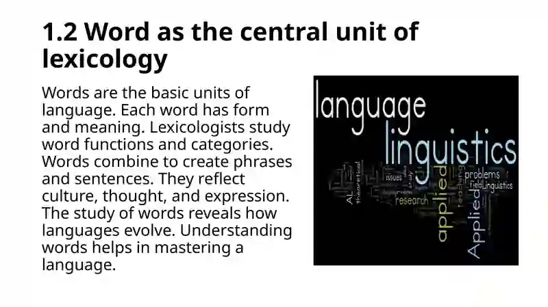 LINGUISTICS AND 4