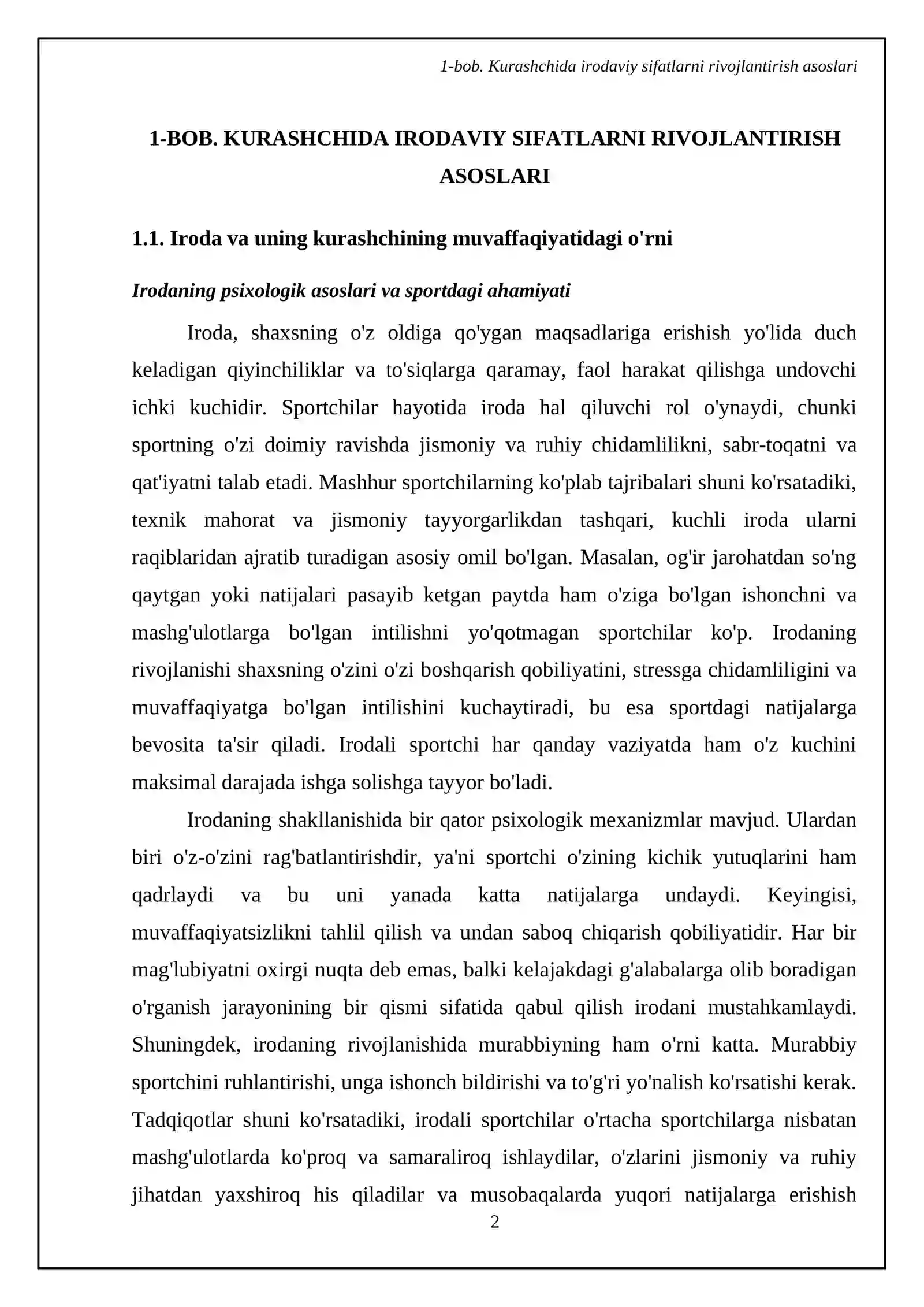 Kurashchining irodaviy sifatlarni oshirish va gʻalabaga boʻlgan mativatsiyasini shakillantirish 4