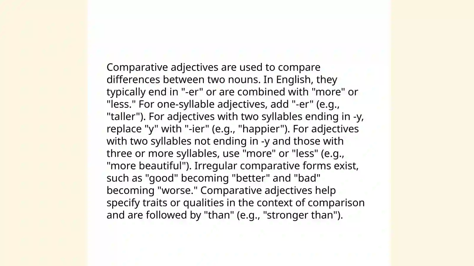 Descriptive Adjectives 4