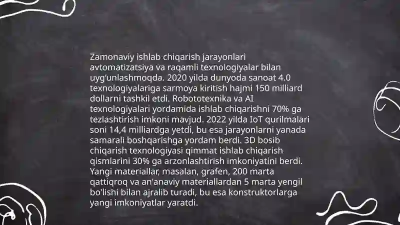 Ishlab chiqarishda avtomatlashtirish vositalari 4