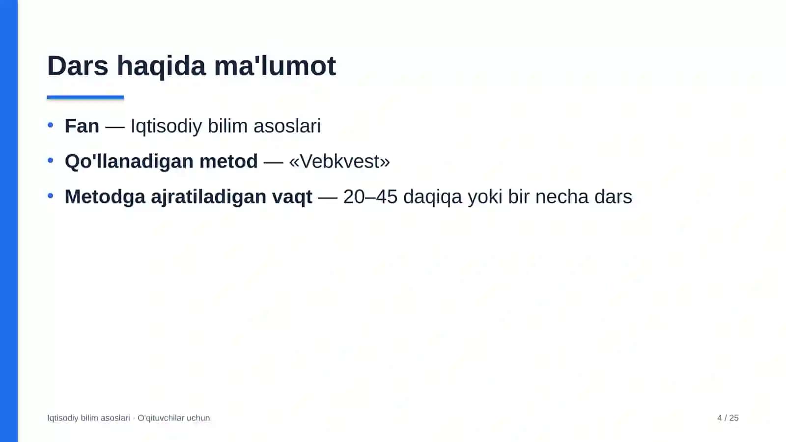 iqtisodiy bilim asoslari darslarida vebkvest metodidan foydalanish 9948 4