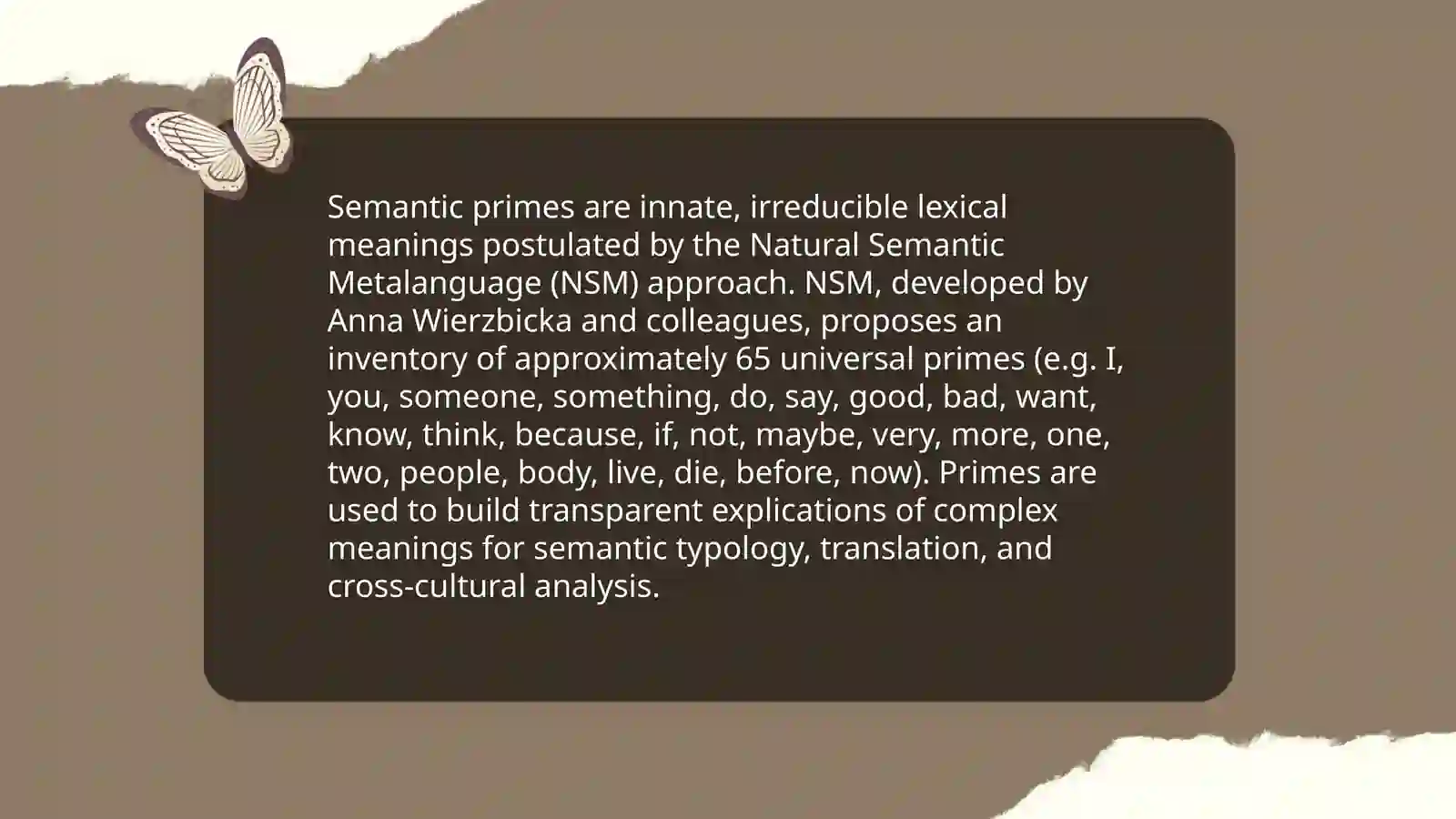 Semantic Typology 4