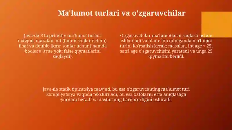 Java asoslari 4