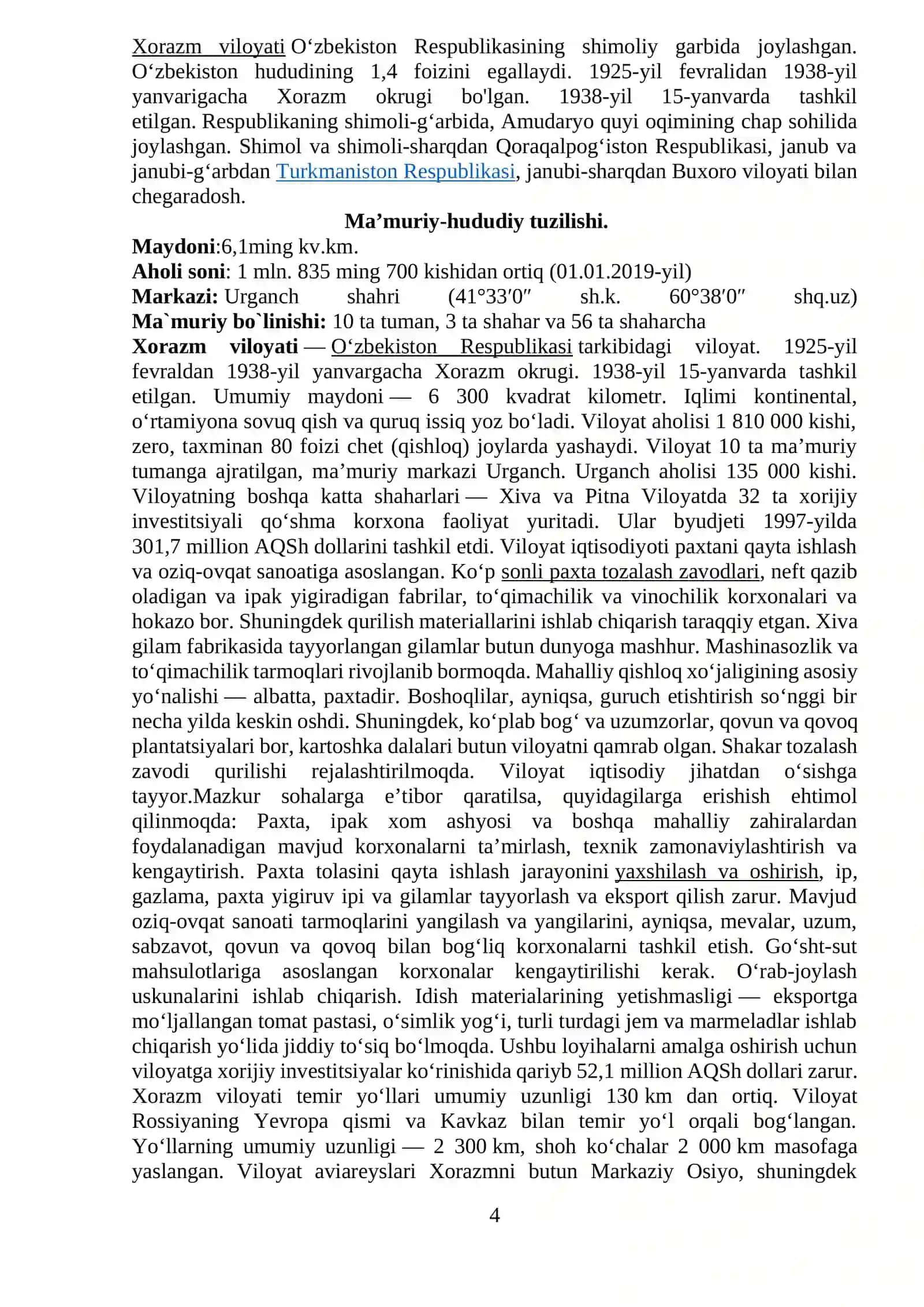 MINTAQAVIY IQTISODIYOT KURSI 4