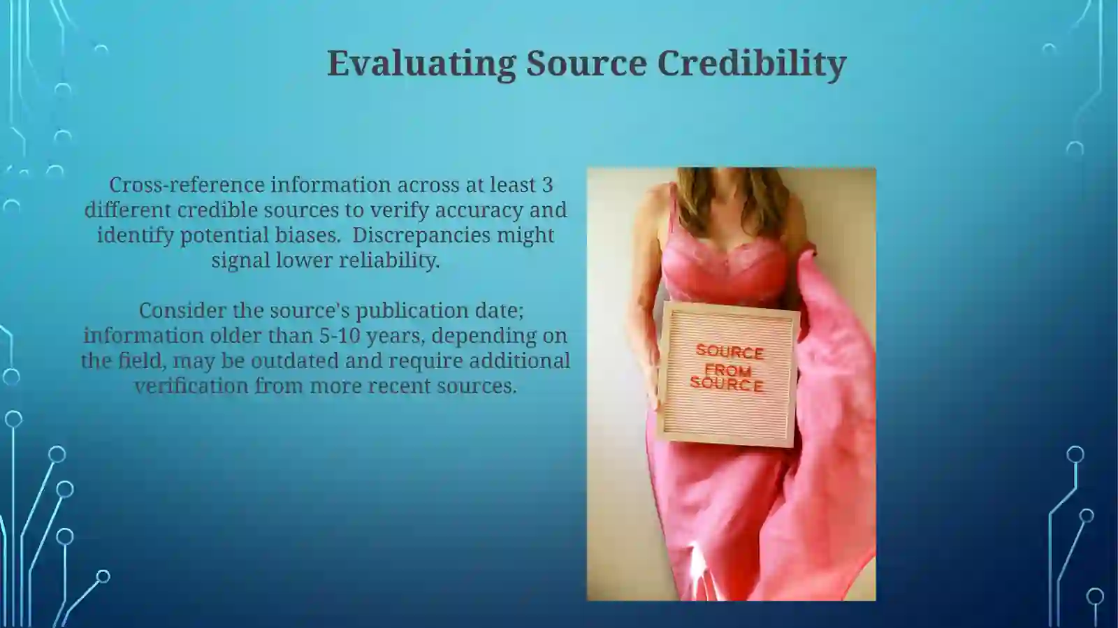 Combining sources 4