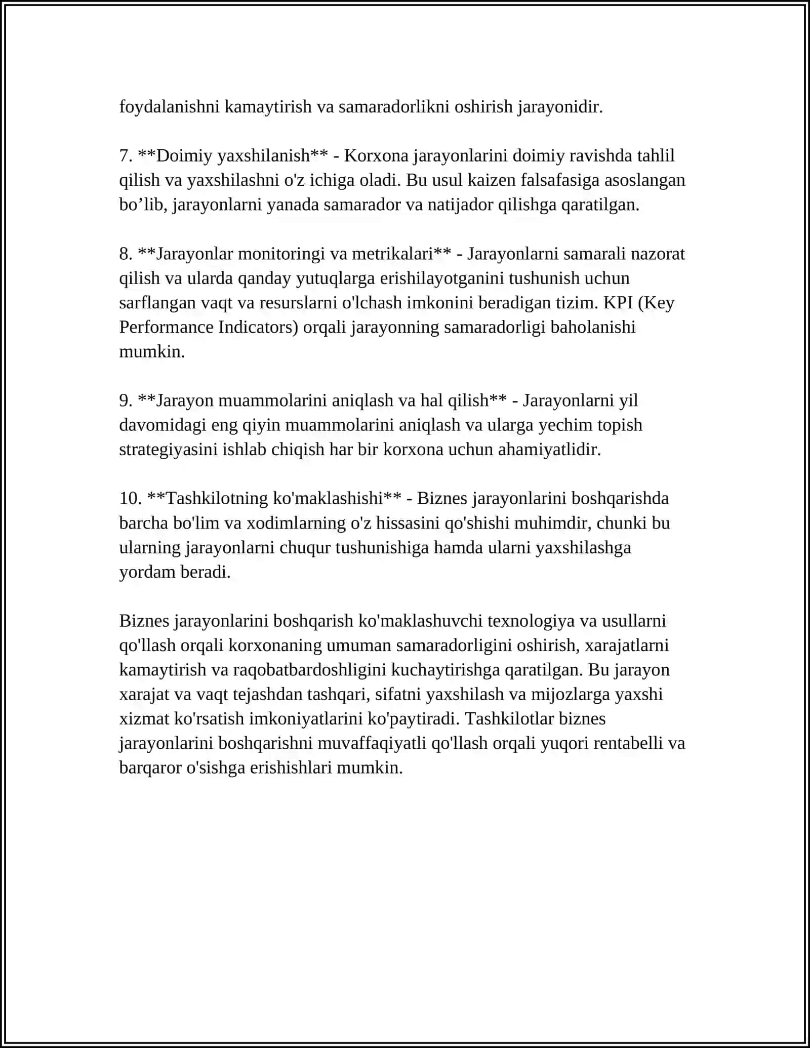 BIZNES JARAYONLARINI BOSHQARISHDA FIKRLASH-DIZAYNINING XUSUSIYATLAR 4