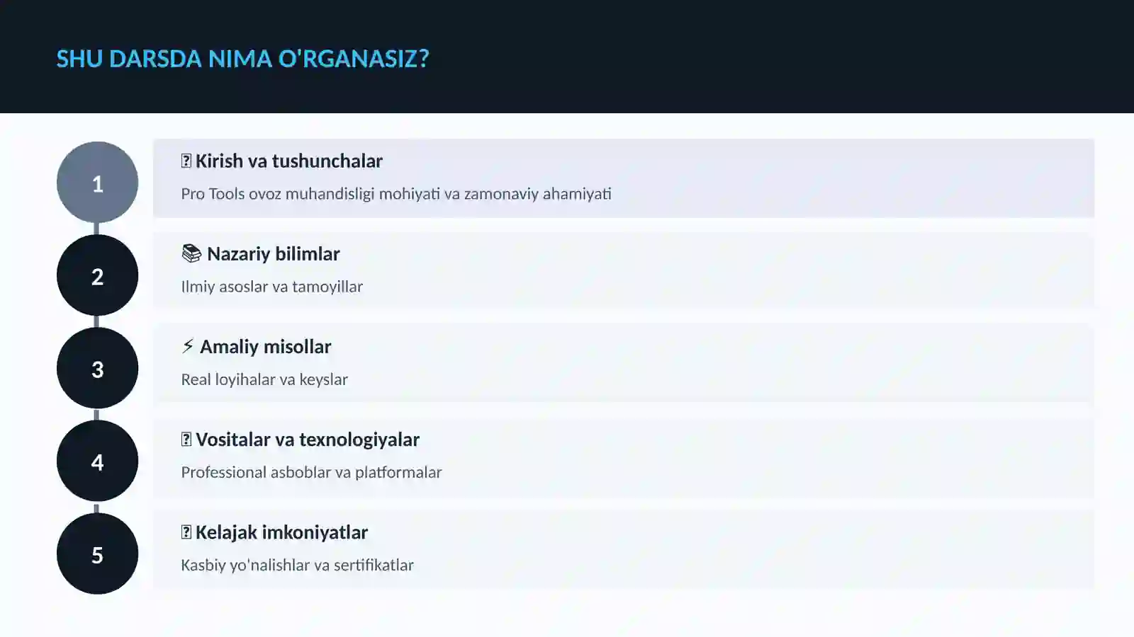 Pro Tools ovoz muhandisligi 4