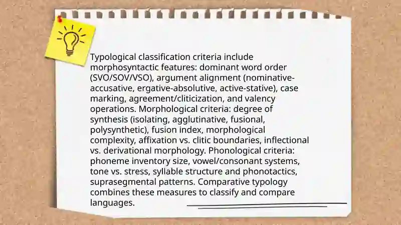 Comparative typology and its major distinctive features 4