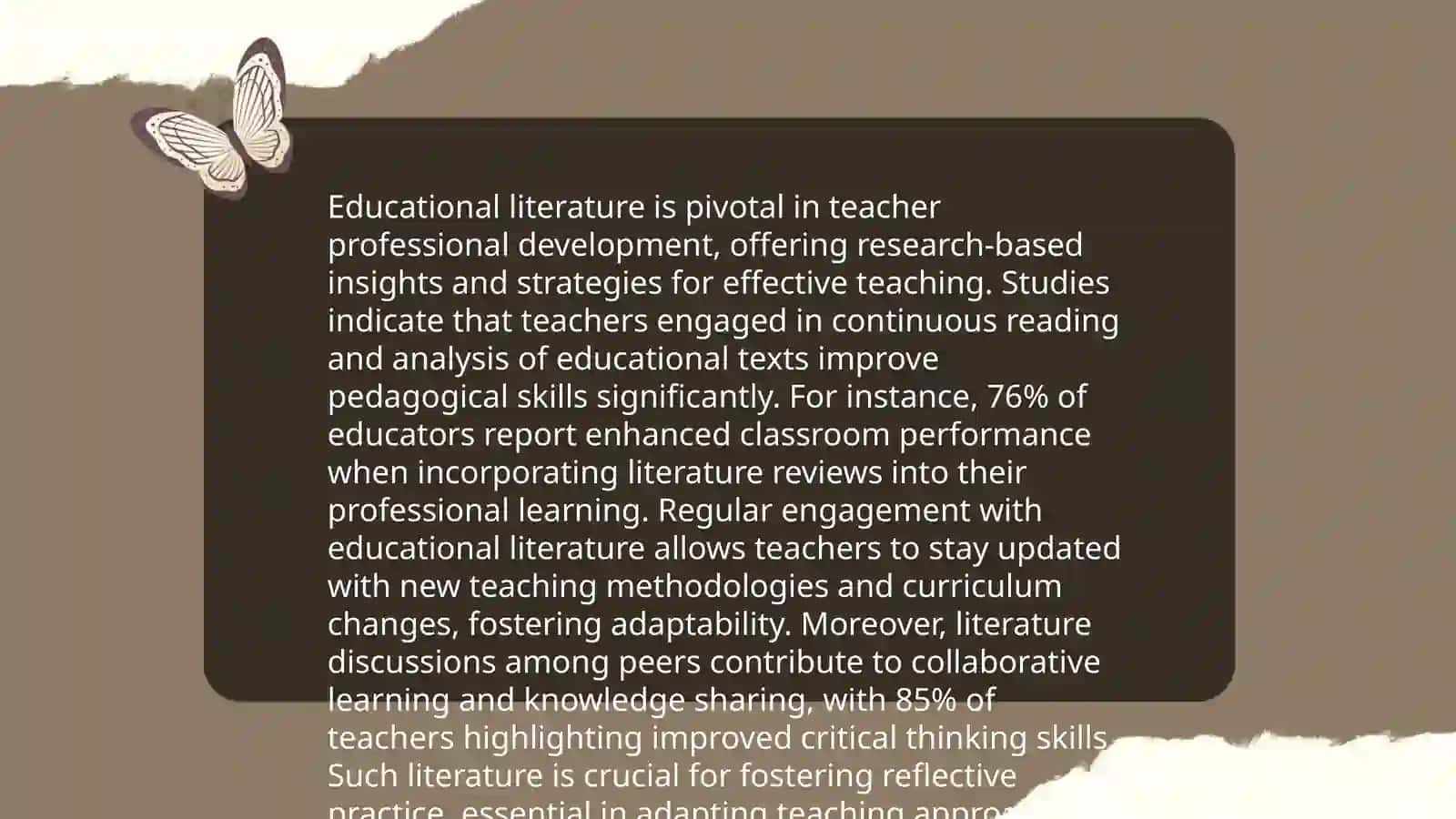 The Role of Educational Literature in Enhancing Curriculum Development 4