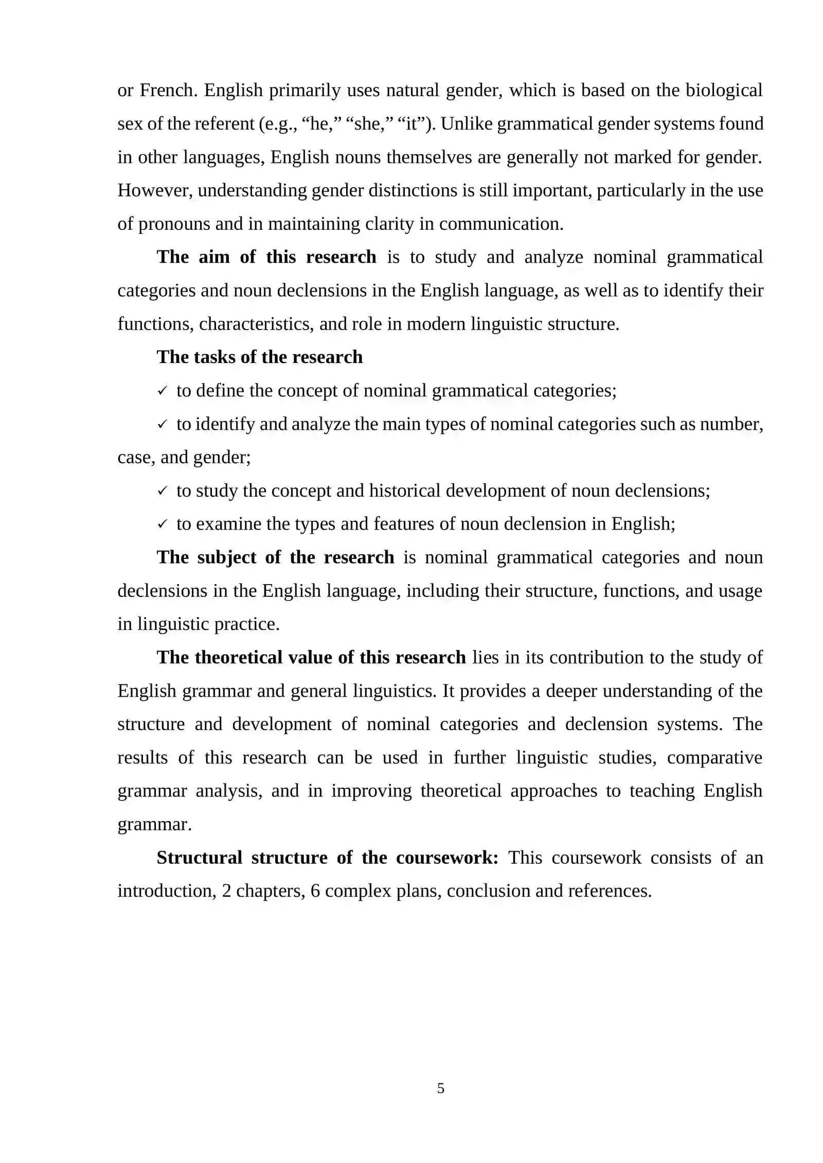 Nominal Grammatical Categories. Noun Declensions 4