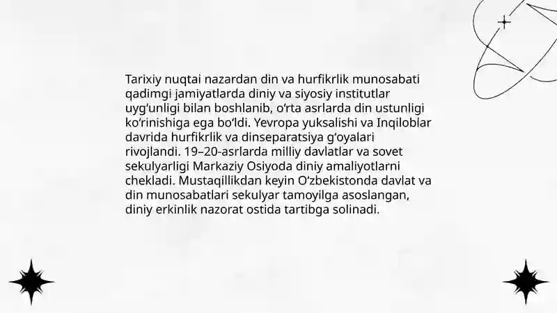 Din va hurfikrlik 4