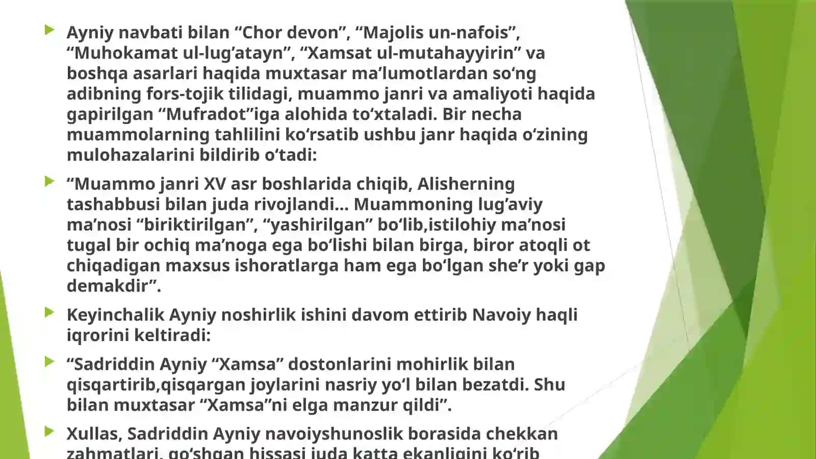 Sadriddin Ayniy va Fitratning Navoiy ijodiga bag‘ishlangan tadqiqotlar 4