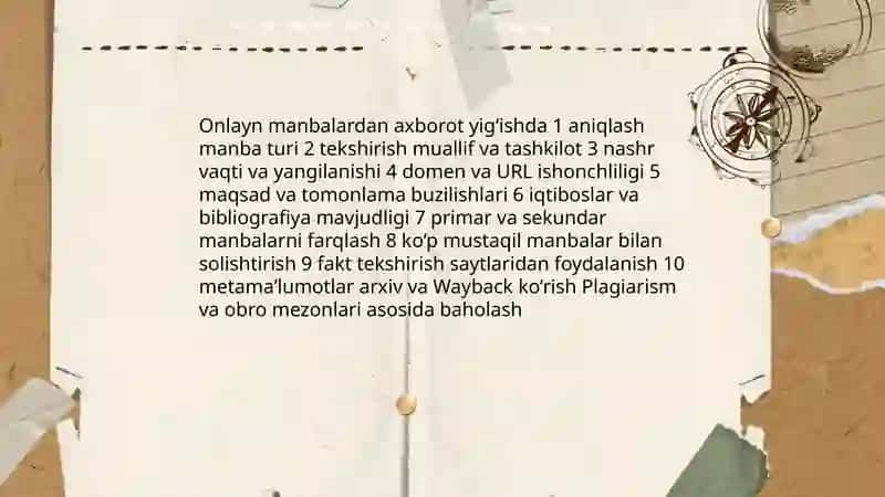 Axborot yig‘ish va saralash 4
