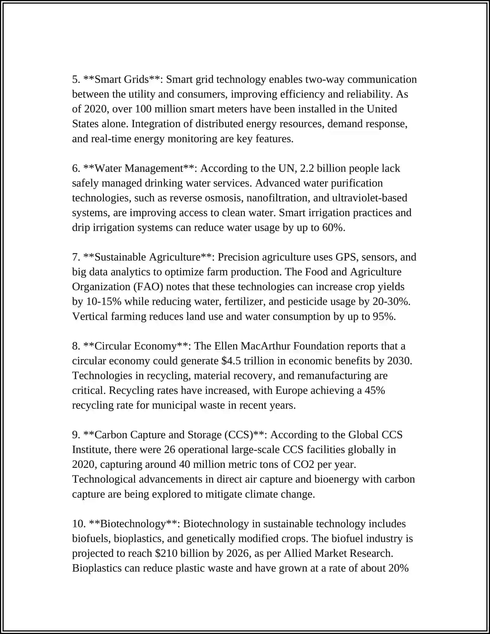 Sustainable Technology Advancements 4