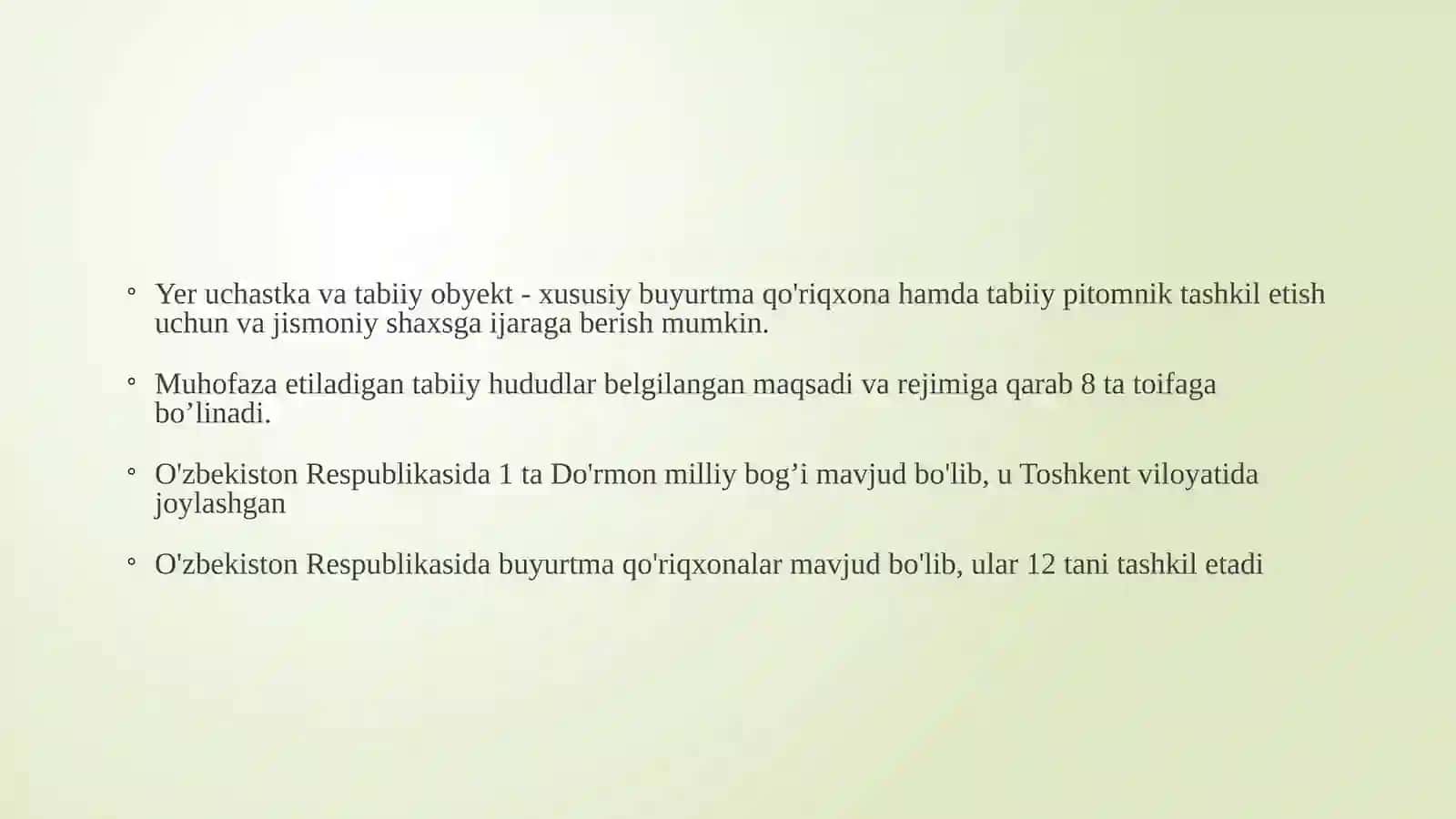 MuhofazaEtiladiganTabbiyHududlarniMuhofazaQilish 4